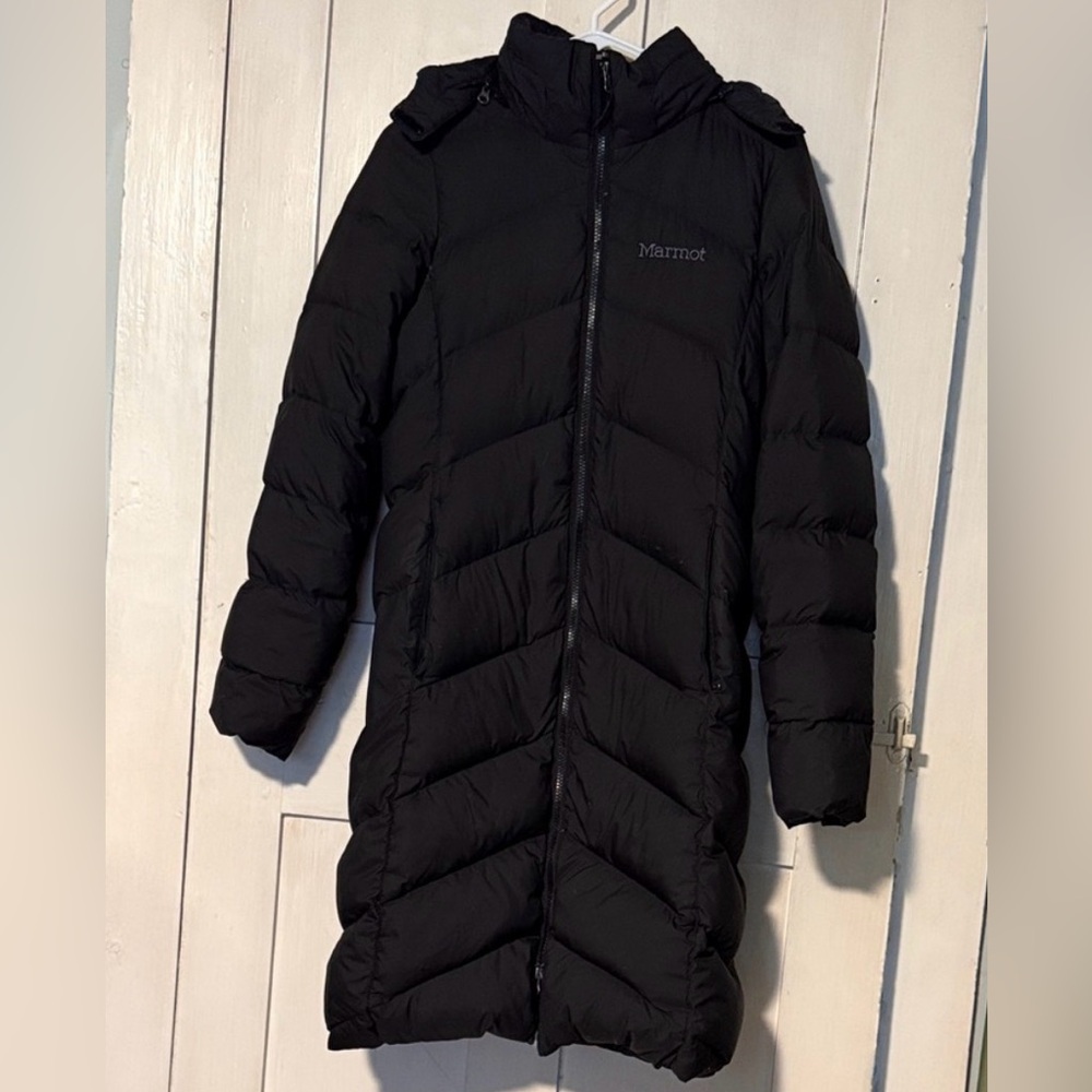 Marmot Women’s Long Black Puffer Jacket